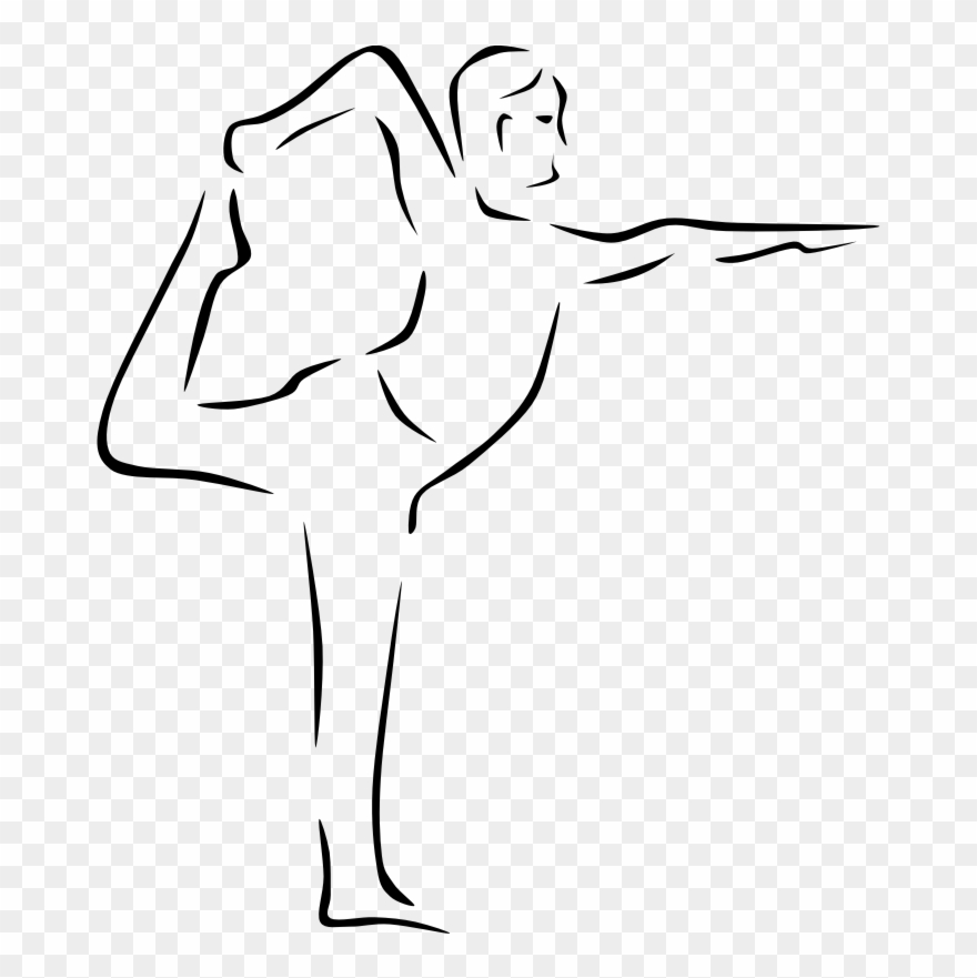 Yoga poses drawing.
