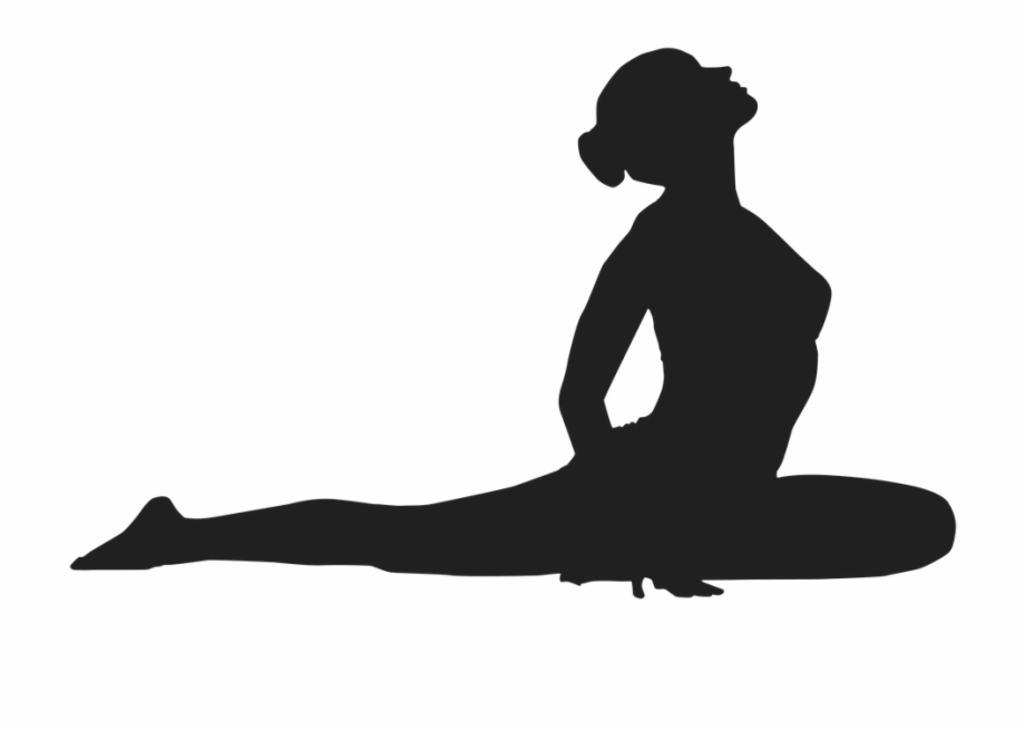 Lizard Yoga Pose Performed By Women Silhouette Png
