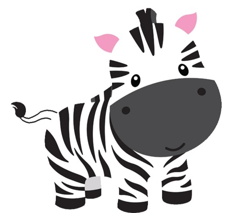 Top shower zebra clipart print baby drawing
