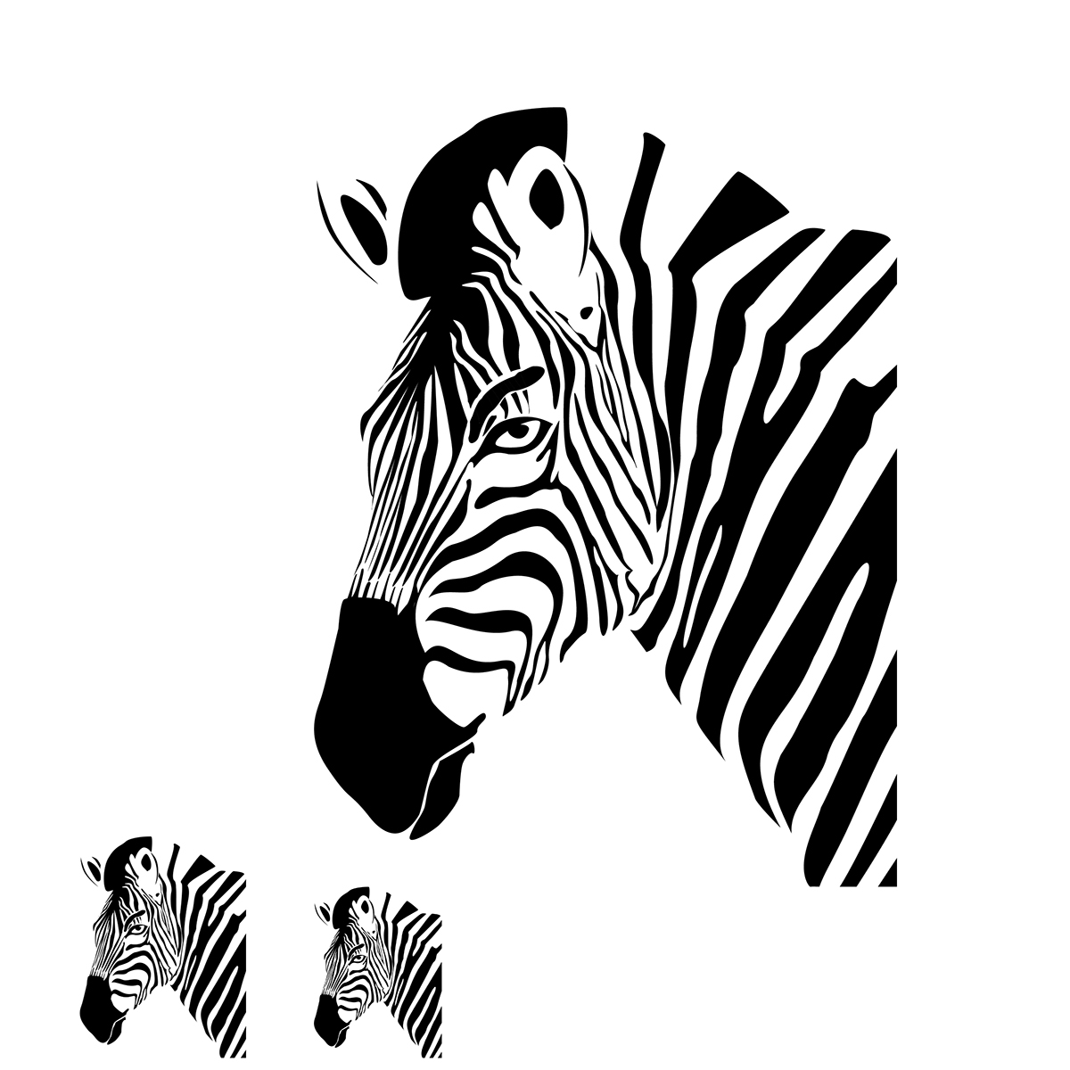 Angry zebra dingbat.