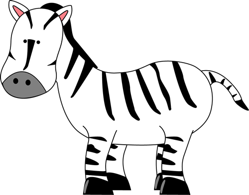 Free zebra clipart