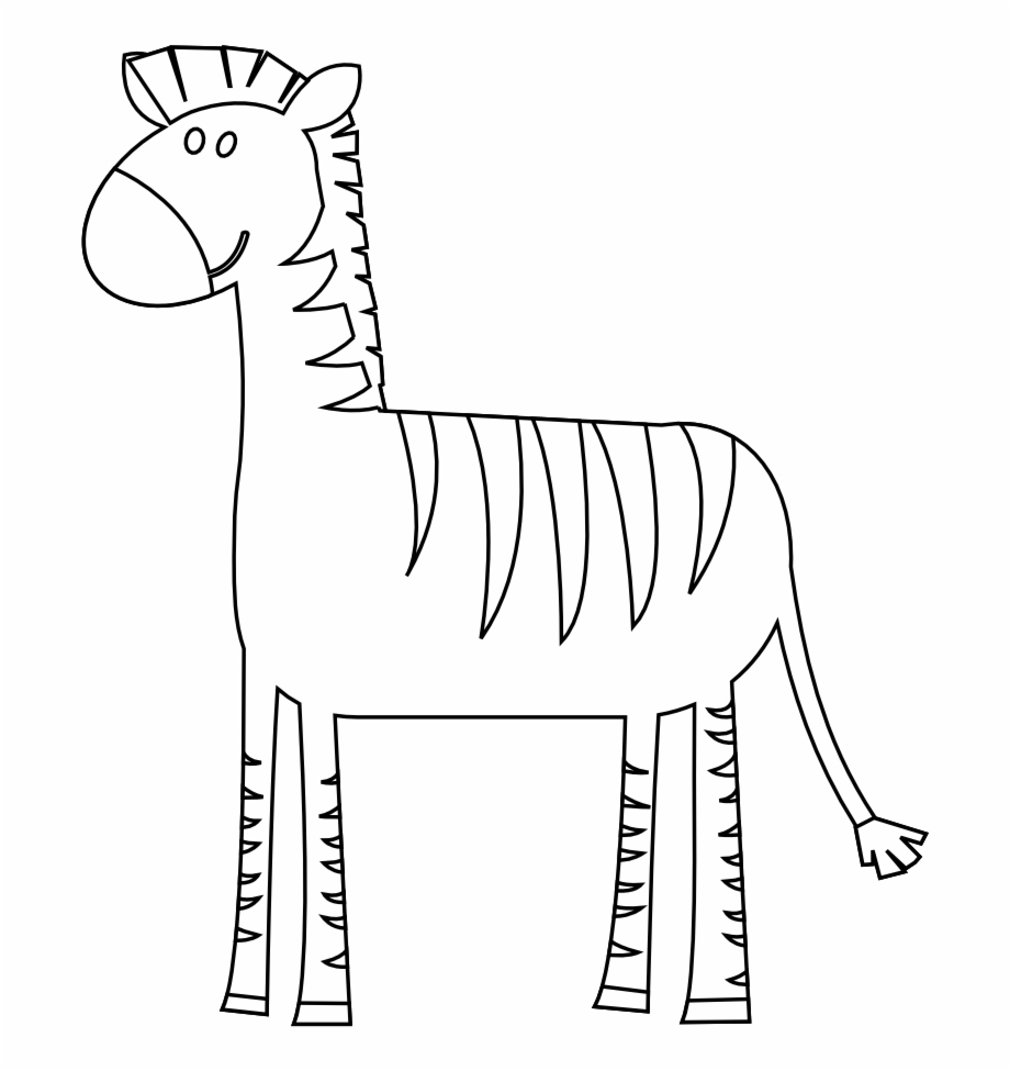 Colorful animal zebra.