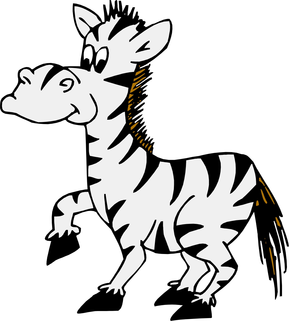 Free zebra cartoon.