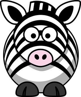 Zebra animal head.