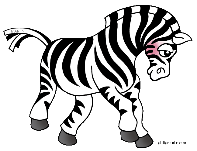 zebra clipart kid