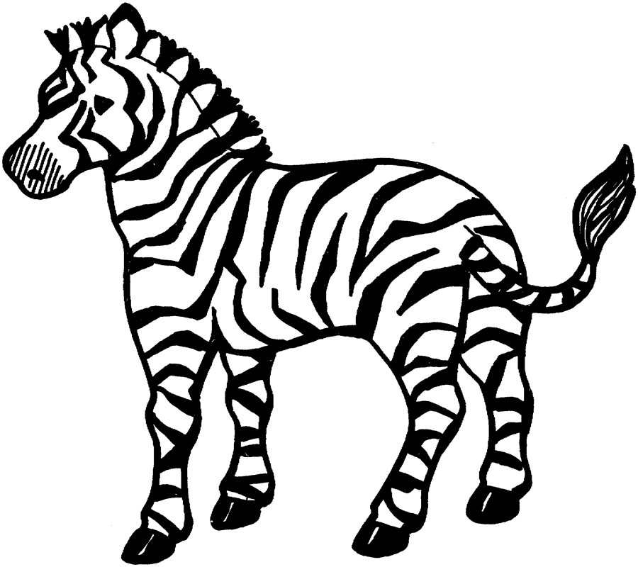 zebra clipart printable