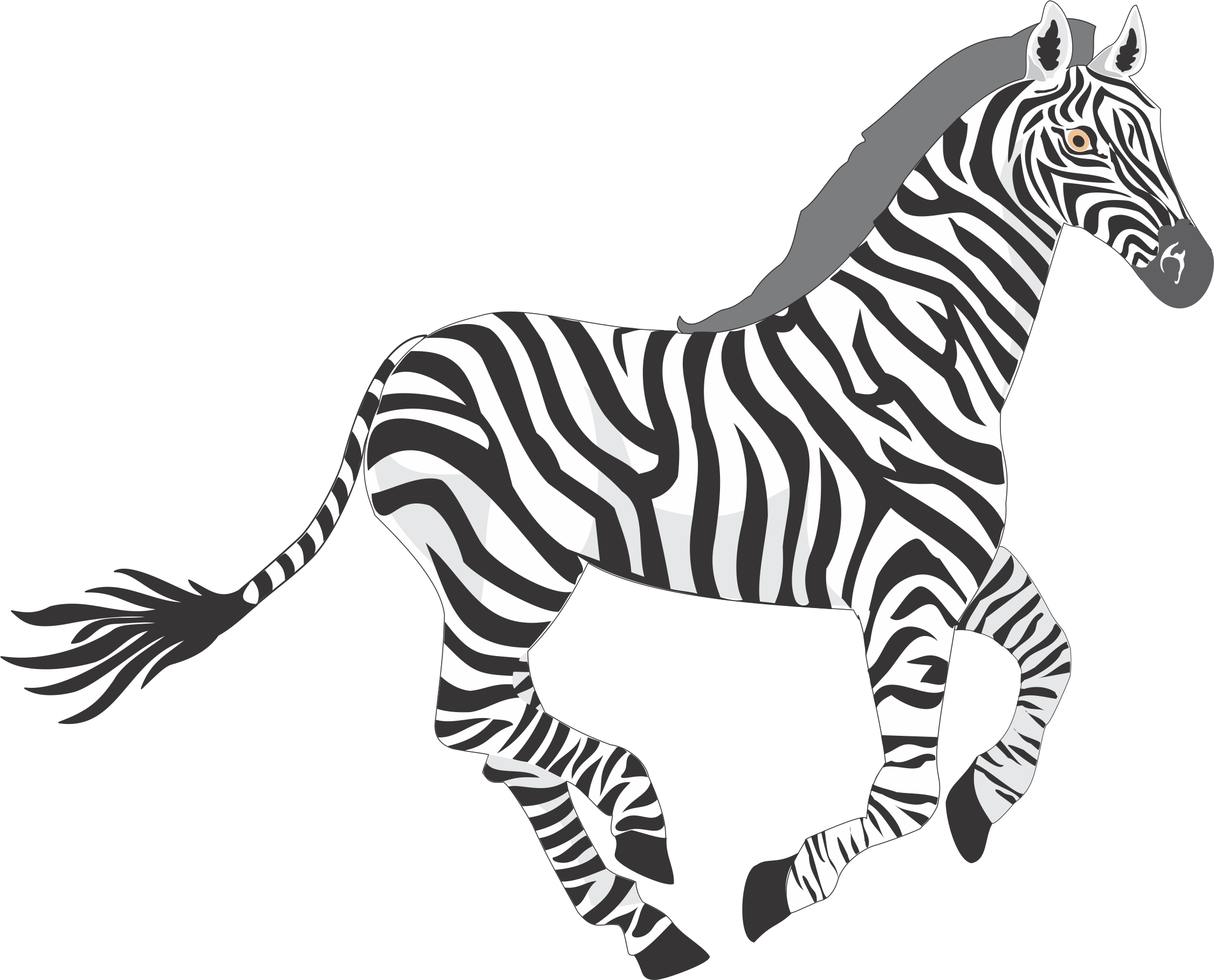 Zebra cartoon free.