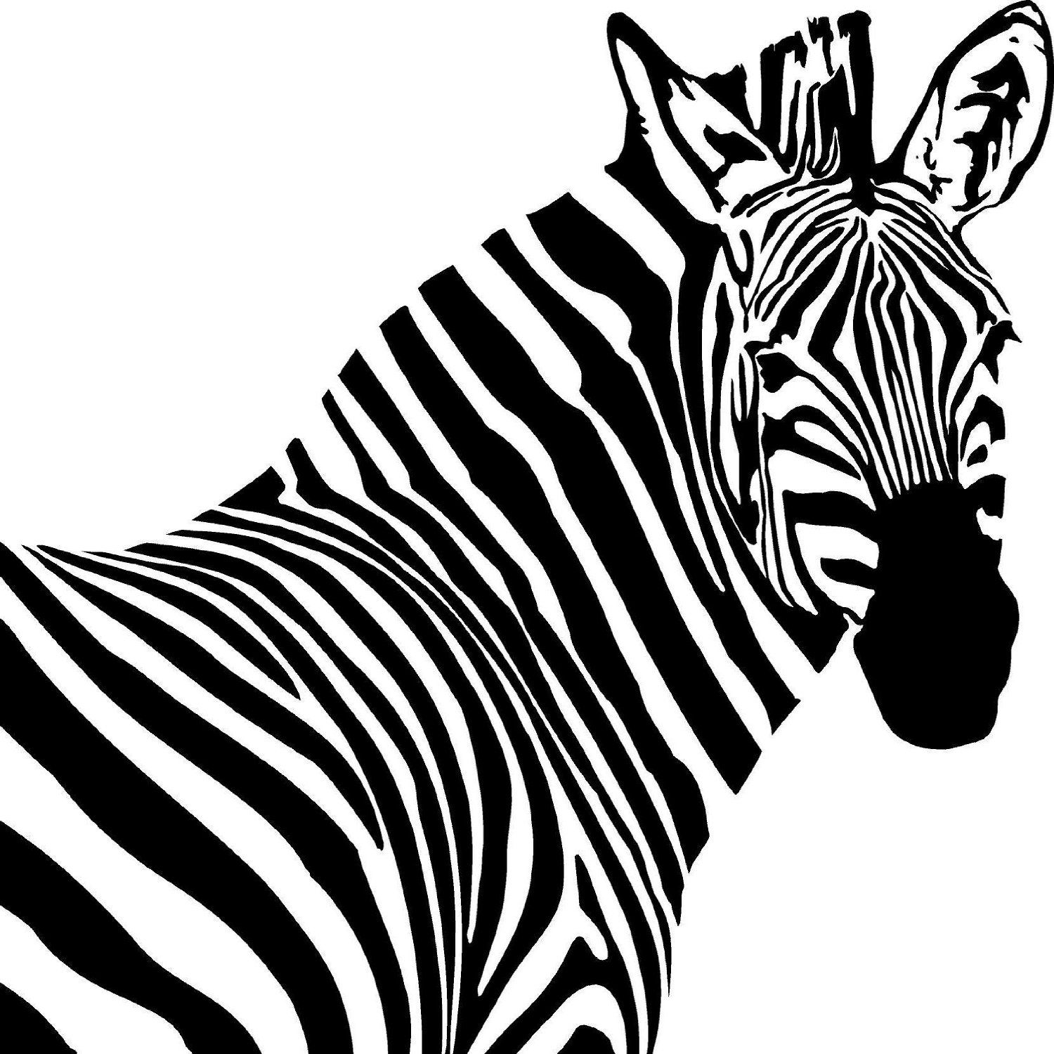 Zebra silhouette