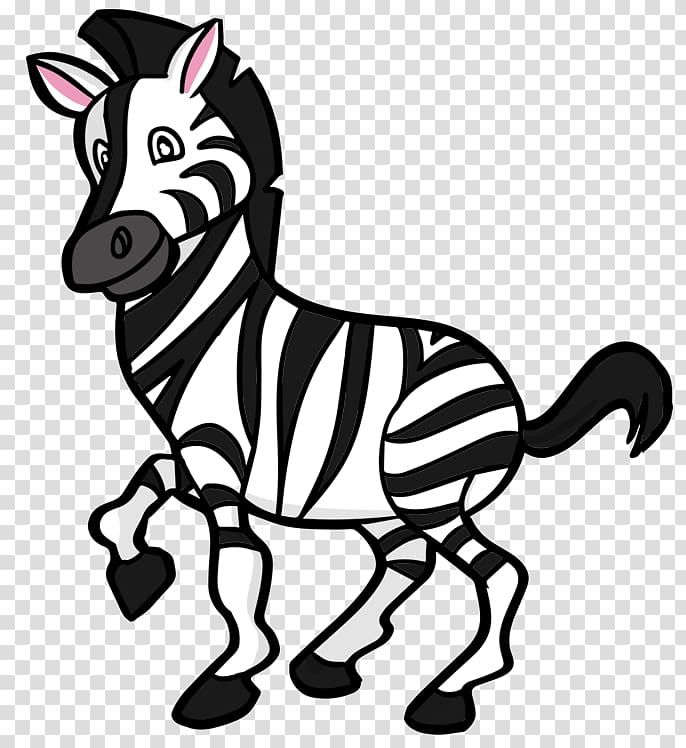 zebra clipart transparent background