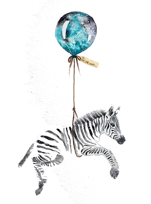 zebra clipart watercolor