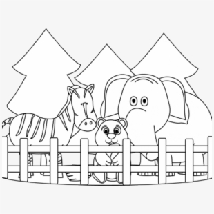 Zoo Clipart Outline