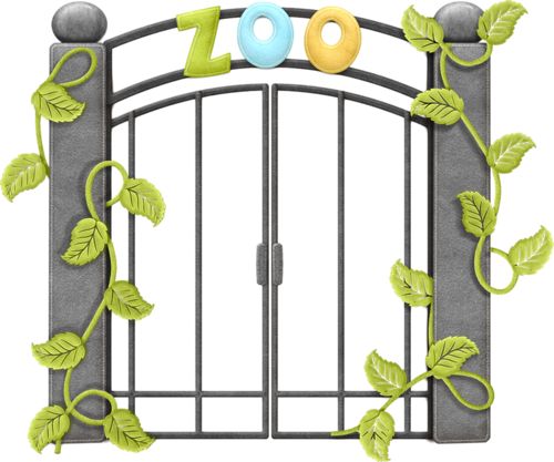zoo clipart gate
