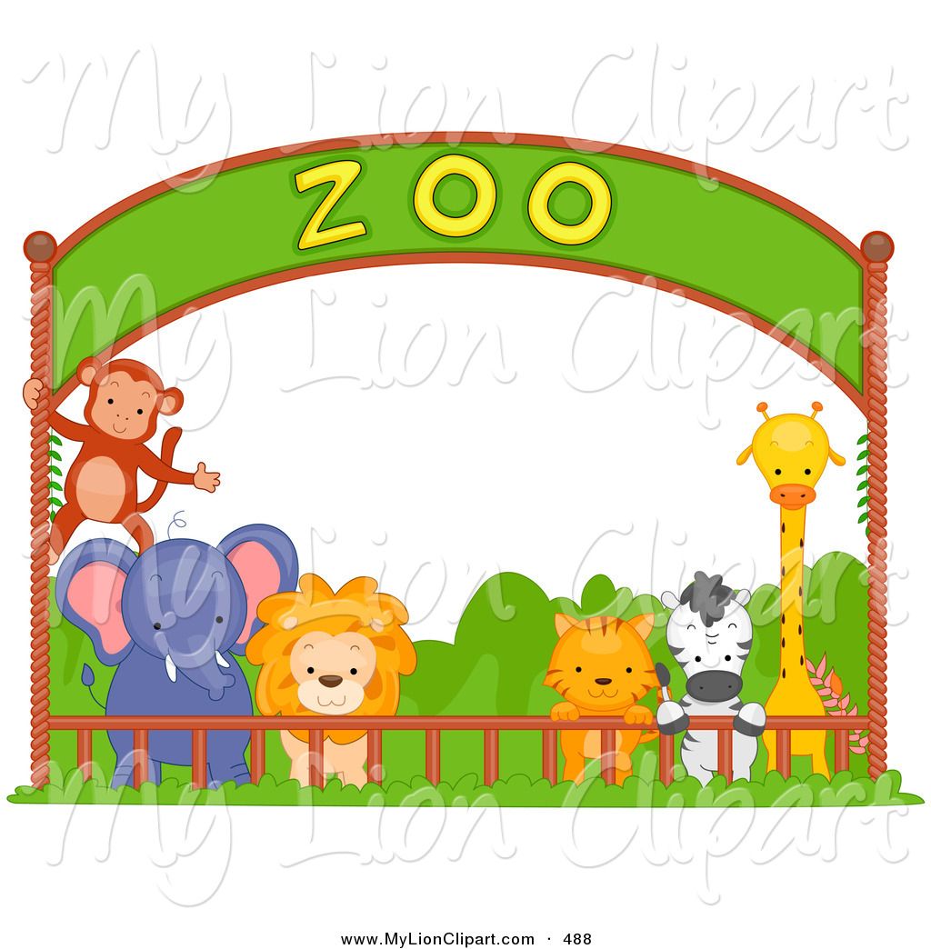 Zoo animals clipart