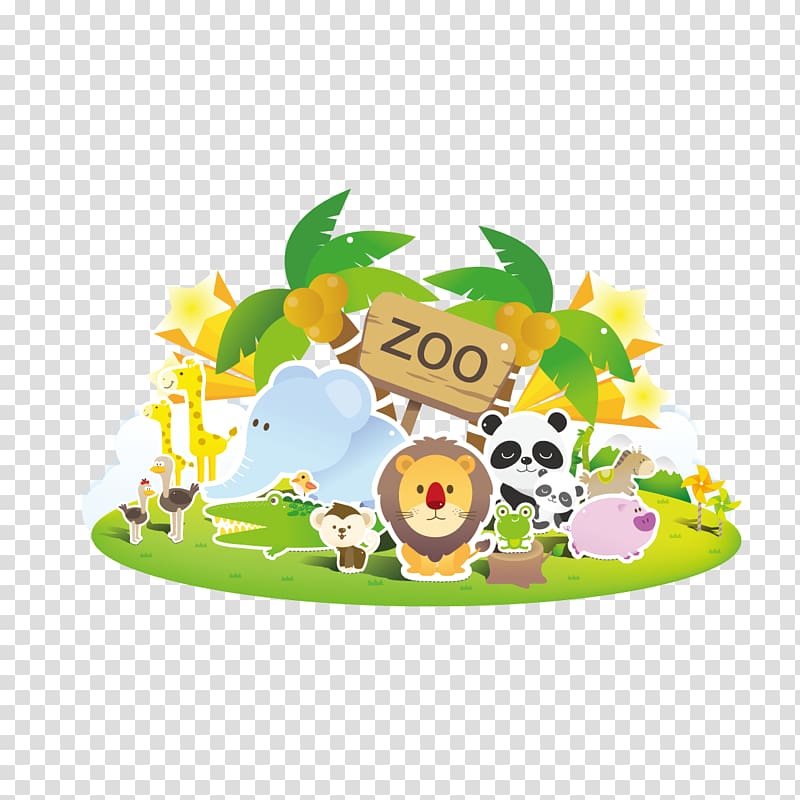 Zoo , Animal grass transparent background PNG clipart