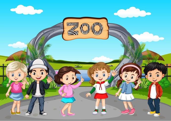 zoo clipart visiting