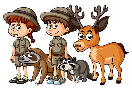 Zookeeper clipart