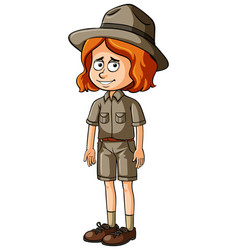 Zookeeper Cartoon Uniform Vector Images