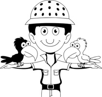 Zoo clipart zookeeper.