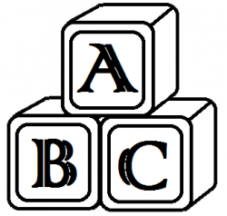 Abc Clipart Letters Black And White and other clipart images on