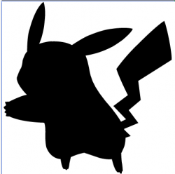 Pikachu Clipart Silhouette and other clipart images on Cliparts pub™