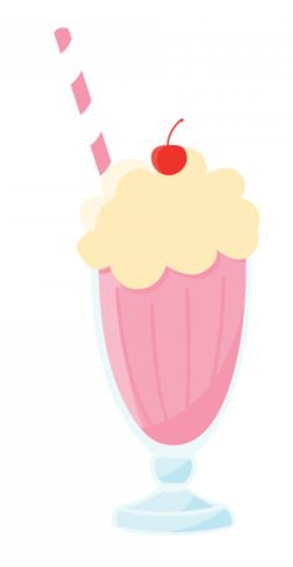 50s Clipart Strawberry Milkshake and other clipart images on Cliparts pub™