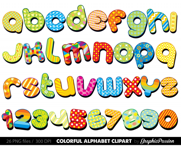 A Clipart Alphabet and other clipart images on Cliparts pub™