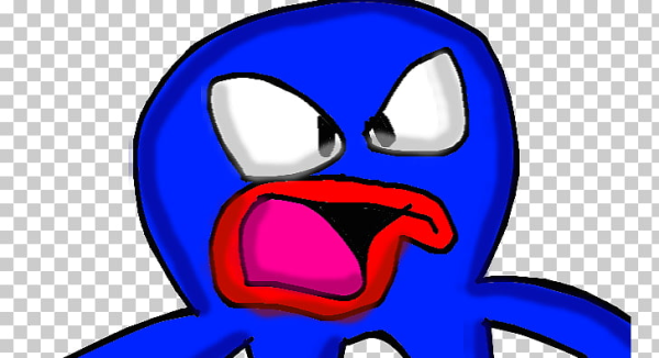 Animated Clipart Free Blue Cartoon Character and other clipart images