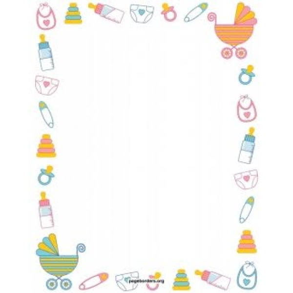 Baby Shower Clipart Border and other clipart images on Cliparts pub™