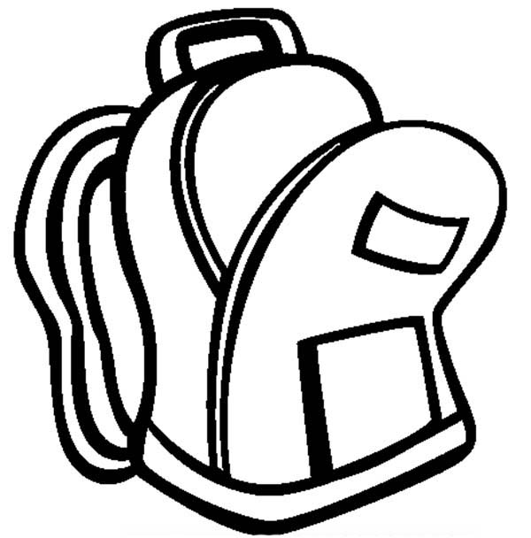 Backpack Clipart Black and other clipart images on Cliparts pub™