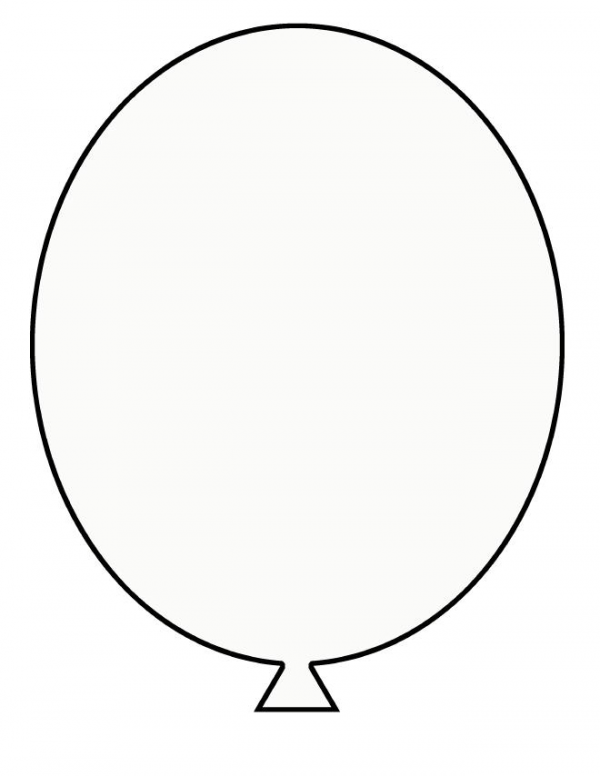 Balloon Clipart Outline and other clipart images on Cliparts pub™