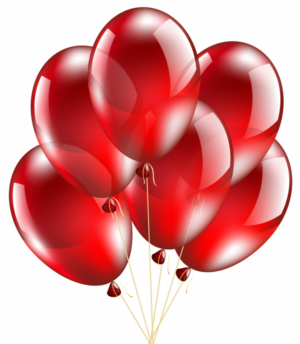 Balloons Clipart Transparent Background Red Balloon and other clipart ...