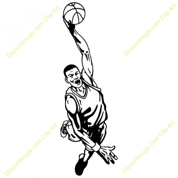 Basketball Player Clipart Dunking and other clipart images on Cliparts pub™