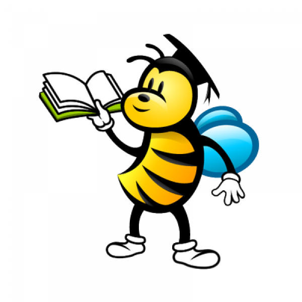 Пчелка с книгой картинки