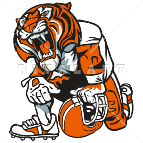 Bengals Clipart Tiger Football Player and other clipart images on