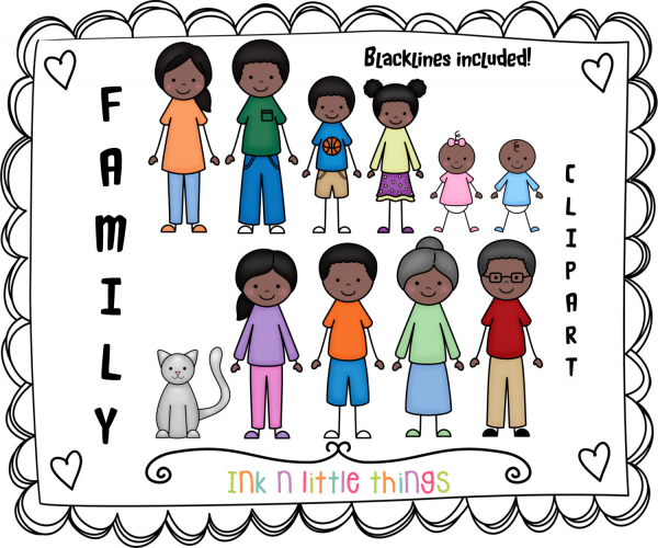 Black Family Clipart Member and other clipart images on Cliparts pub™