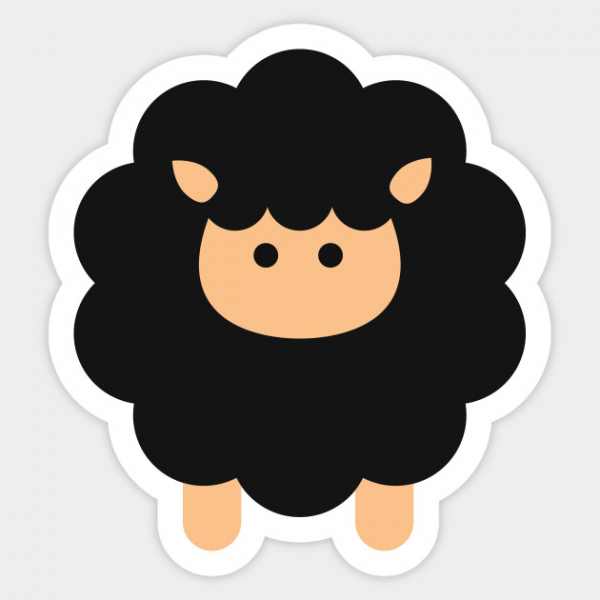 Black Sheep Clipart Cute and other clipart images on Cliparts pub™