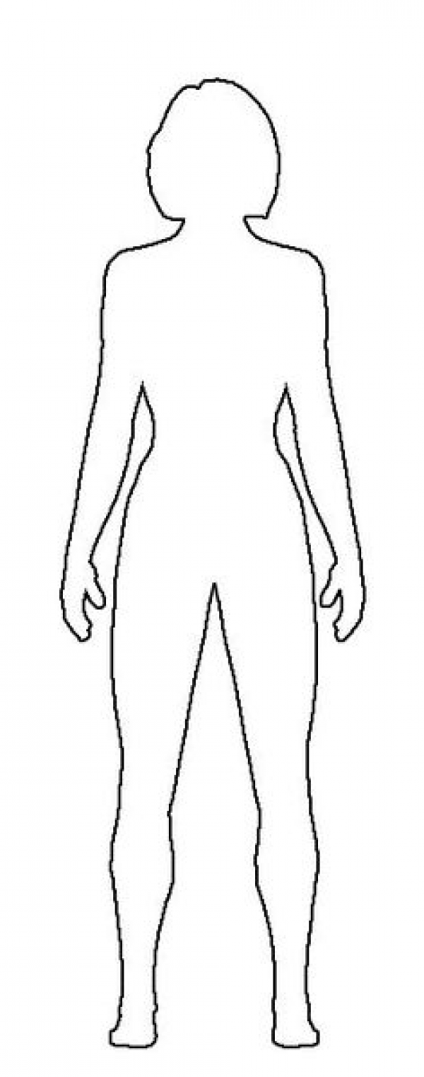 Body Outline Clipart Gender Neutral and other clipart images on Cliparts pu...