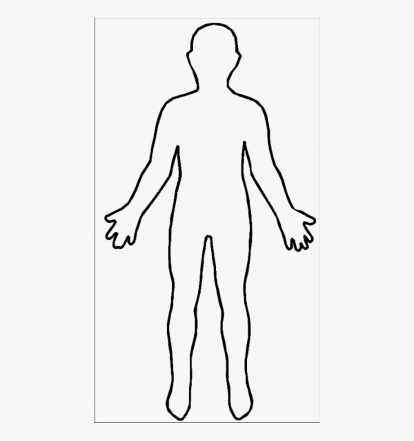 Human Body Outline Printable Cliparts Co Riset