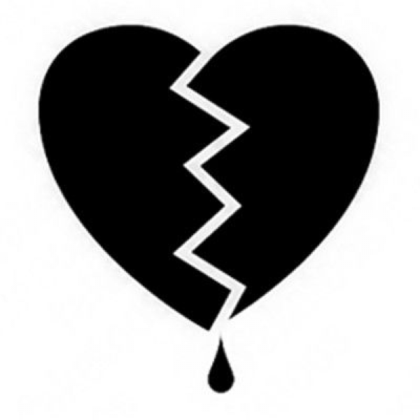 Broken Heart Clipart Silhouette and other clipart images on Cliparts pub™
