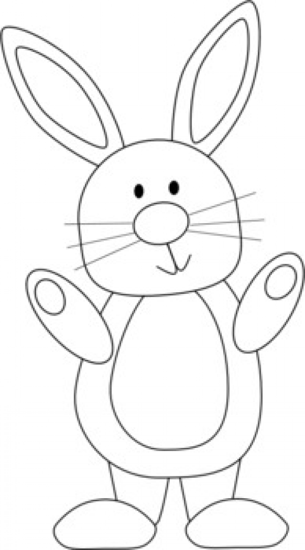 Bunny Clipart Black And White and other clipart images on Cliparts pub™