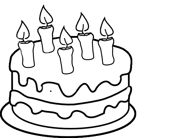 Cake clipart black and white line art pictures on Cliparts Pub 2020! 🔝