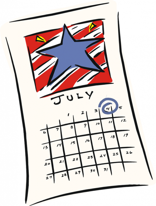 Calendar Clipart July and other clipart images on Cliparts pub™
