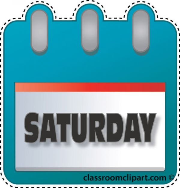 Calendar Clipart Saturday and other clipart images on Cliparts pub™