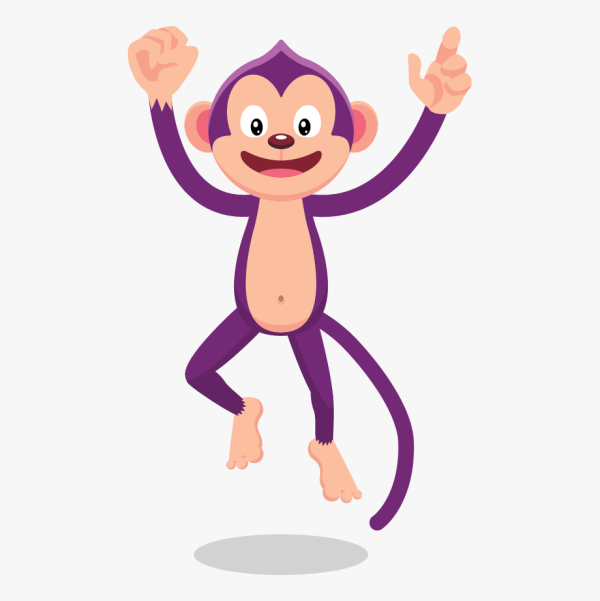 Cartoon Monkey Clipart Jumping and other clipart images on Cliparts pub™