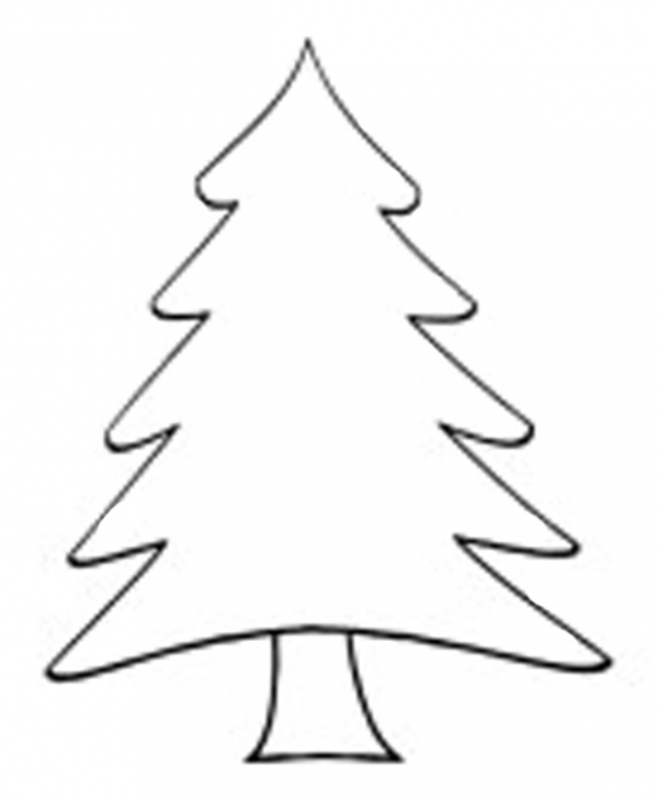 Christmas Tree Clipart Outline and other clipart images on Cliparts pub™