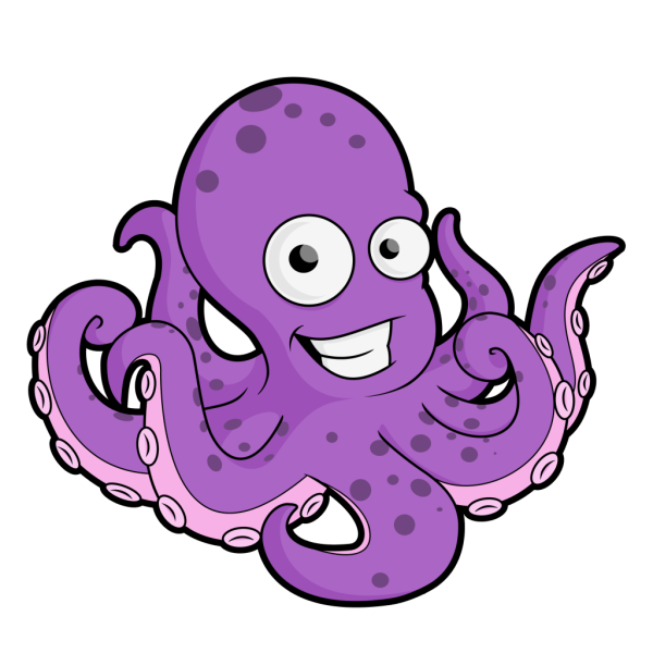 octopus angry and happy