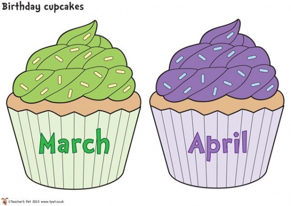 Cupcake Clipart Month and other clipart images on Cliparts pub™