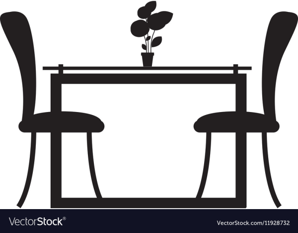 silhouette child in dining room