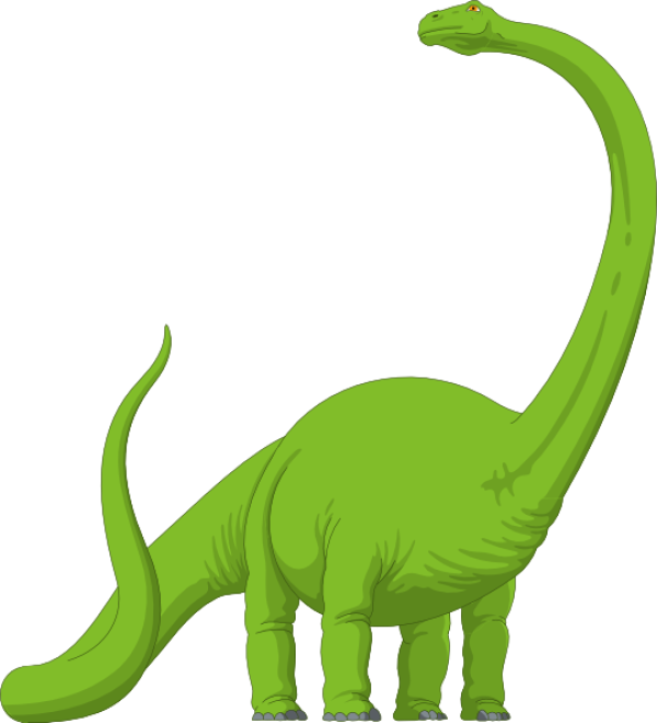 the dinosaur that has a long neck