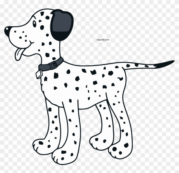 Dog Clipart Black And White Dalmatian And Other Clipart Images On